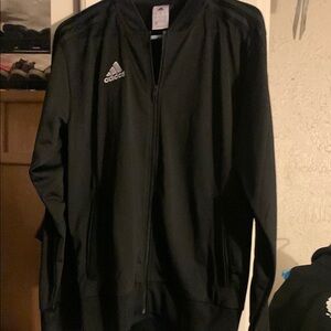 Adidas Black Bomber Jacket Classic Sporty Design